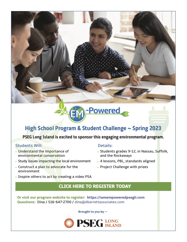 I am empowered PSEG Long Island program flyer